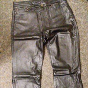 Black XELEMENT XS - 679 Leather Pants Size 8 - NWT